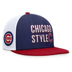 Royal Chicago Cubs Nike Pro Trucker Snapback Hat