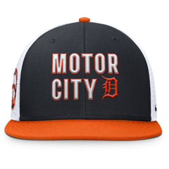 Navy Detroit Tigers Nike Pro Trucker Snapback Hat