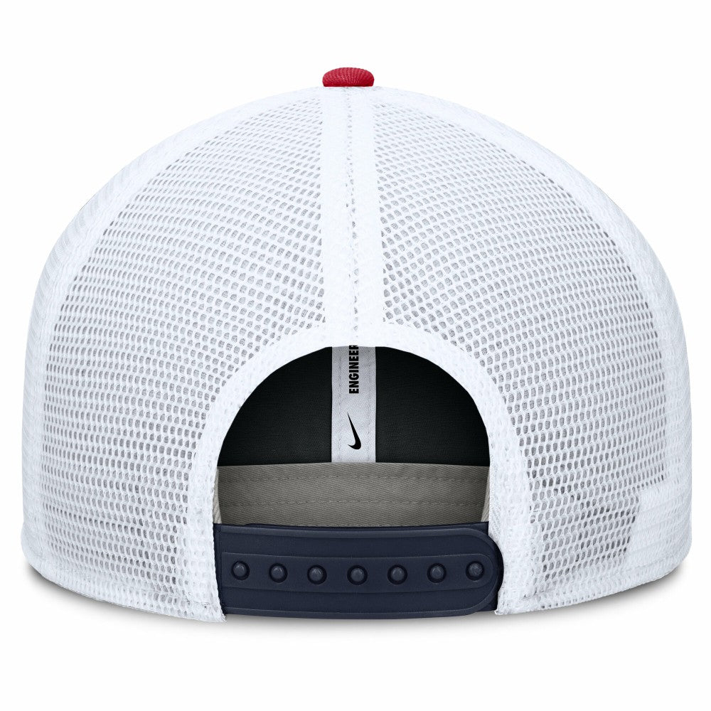 Navy Cleveland Guardians Nike Pro Trucker Snapback Hat