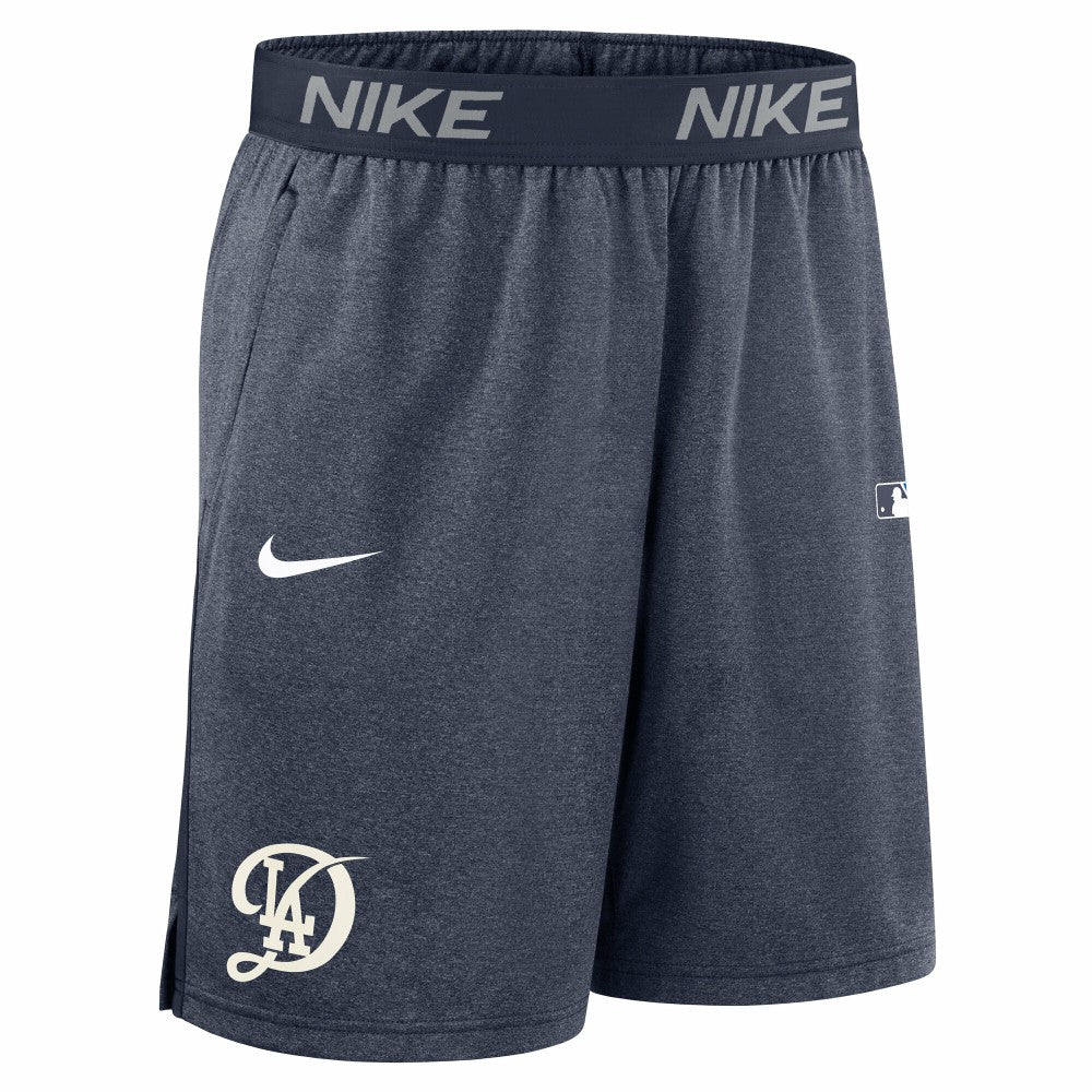 Navy Los Angeles Dodgers Nike Authentic Collection City Connect Performance Knit Shorts