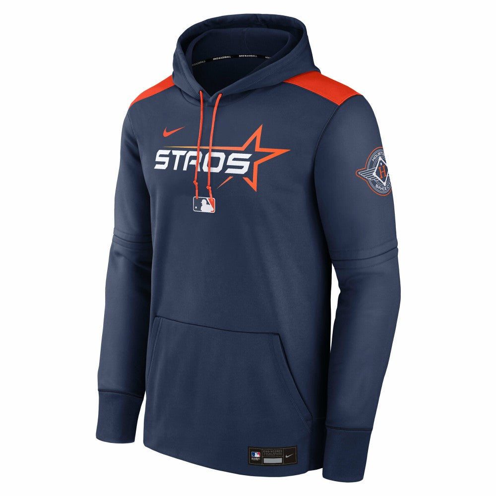 Navy Houston Astros Nike 2025 City Connect Authentic Collection Performance Pullover Hoodie