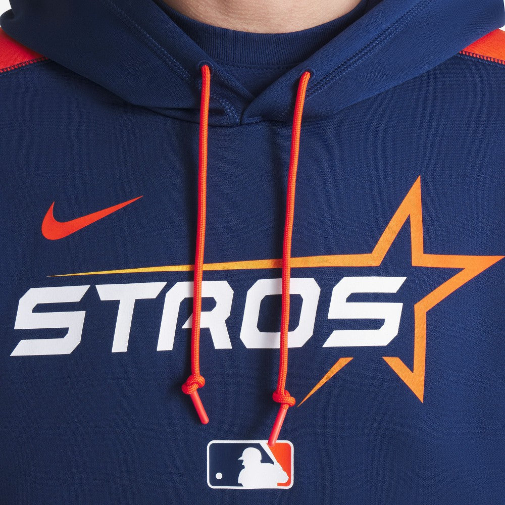 Navy Houston Astros Nike 2025 City Connect Authentic Collection Performance Pullover Hoodie
