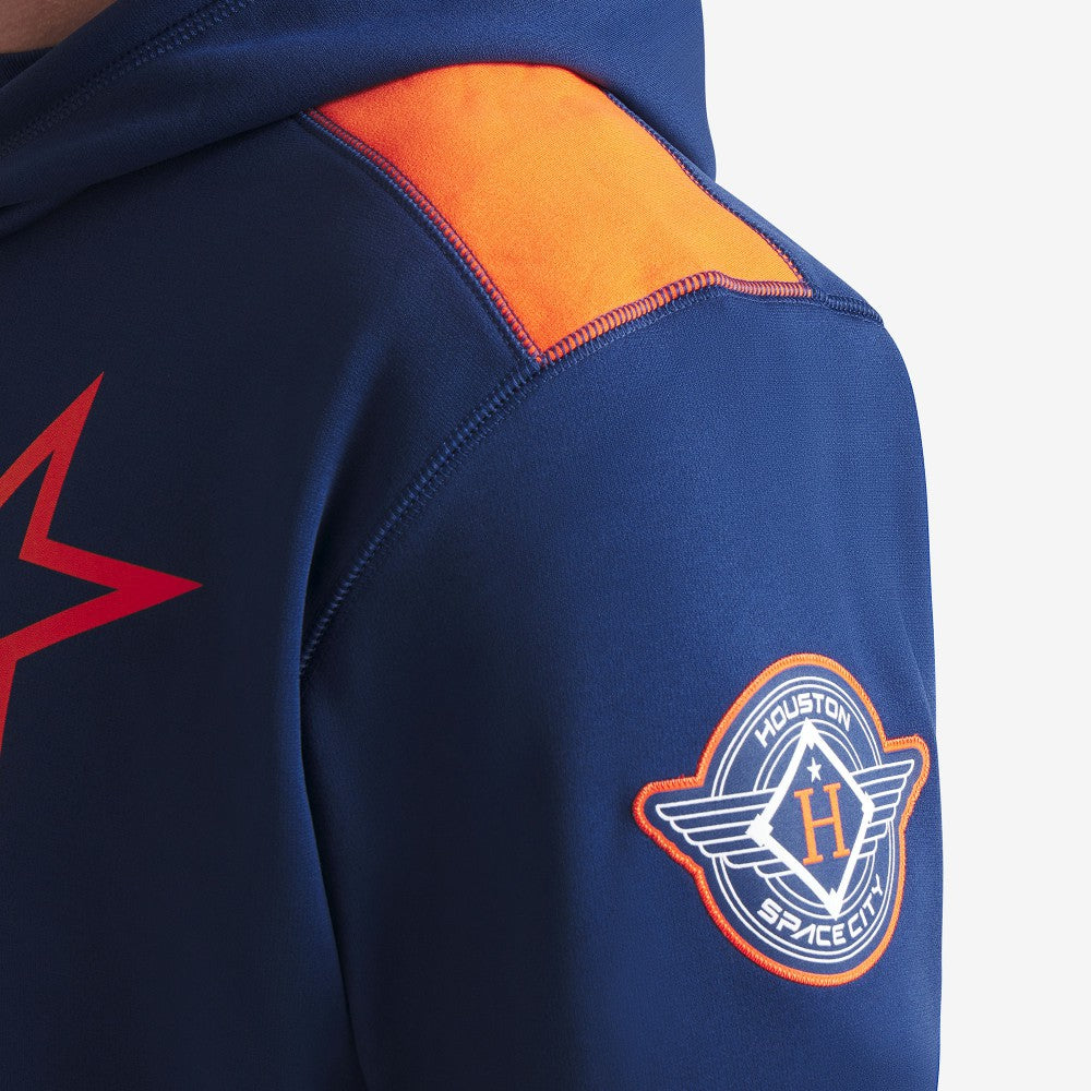 Navy Houston Astros Nike 2025 City Connect Authentic Collection Performance Pullover Hoodie
