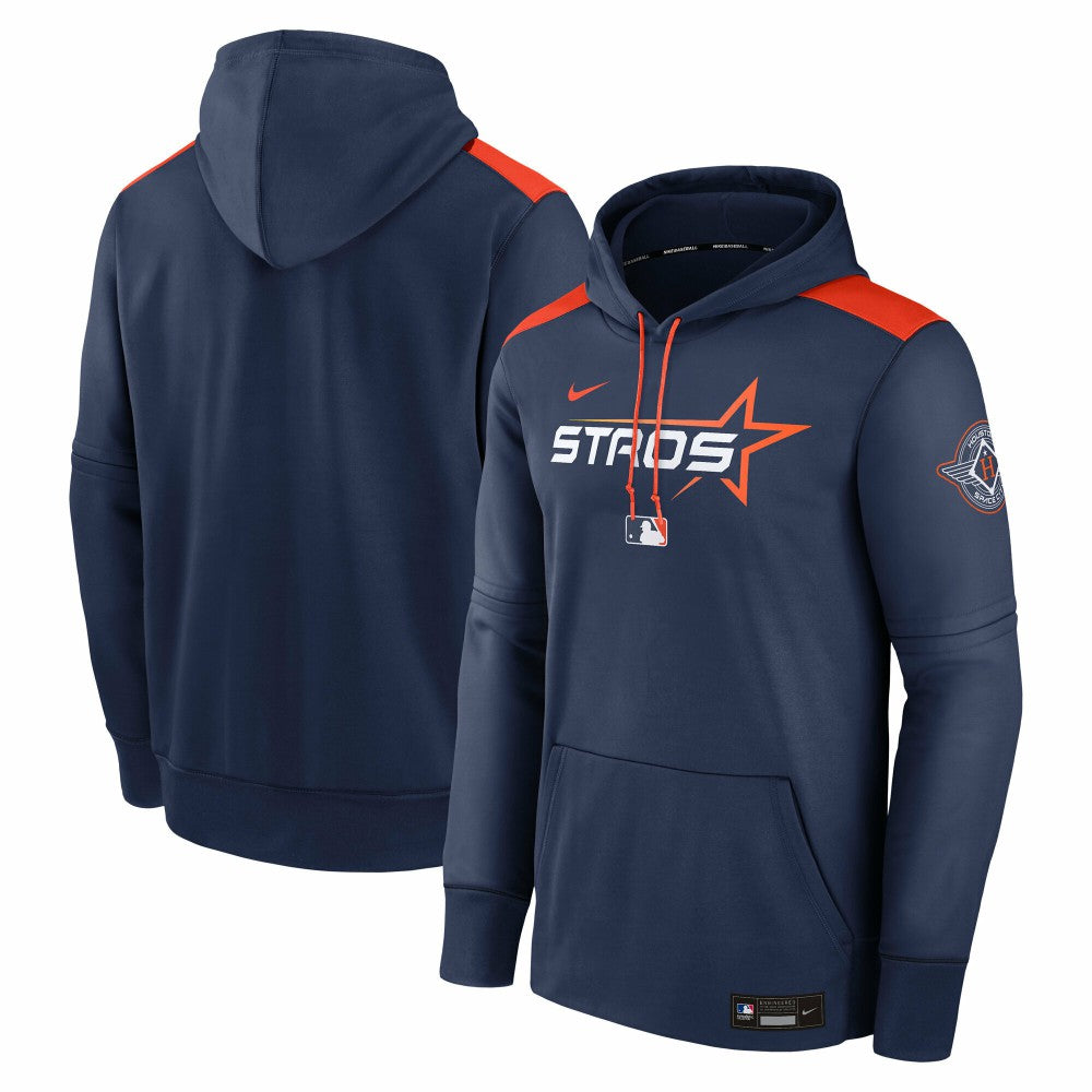 Navy Houston Astros Nike 2025 City Connect Authentic Collection Performance Pullover Hoodie