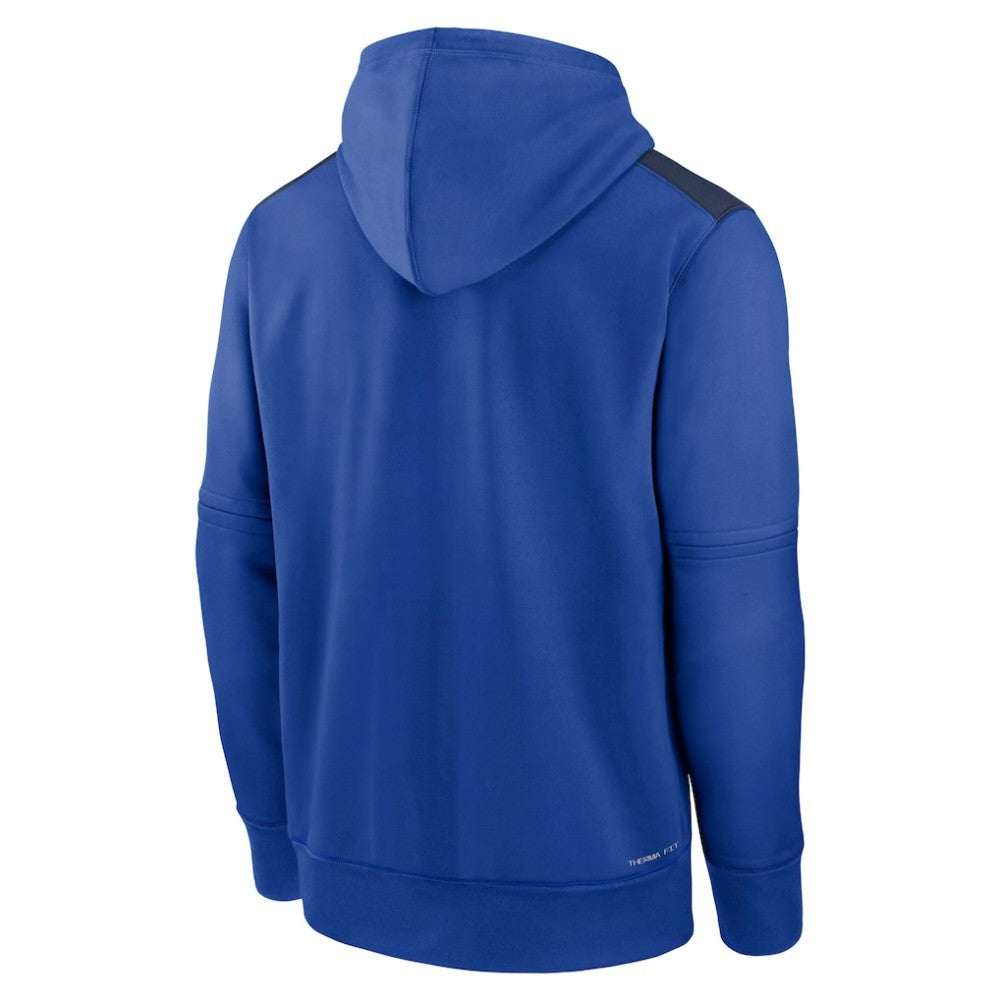 Royal Minnesota Twins Nike Authentic Collection City Connect Therma Pullover Hoodie
