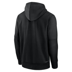 Black Tampa Bay Rays Nike Authentic Collection City Connect Therma Pullover Hoodie