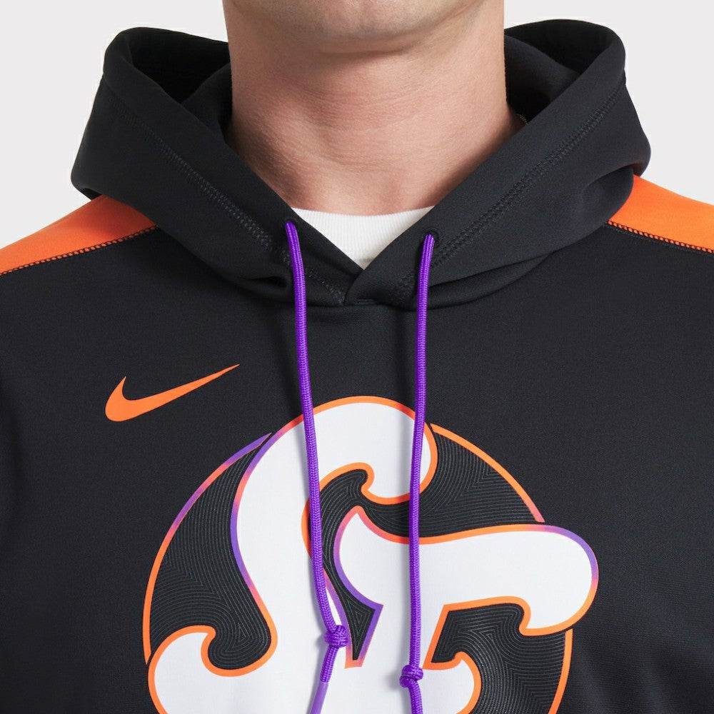 Black San Francisco Giants Nike 2025 City Connect Authentic Collection Performance Pullover Hoodie