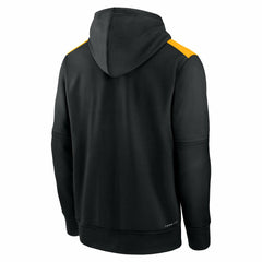 Black Pittsburgh Pirates Nike Authentic Collection City Connect Therma Pullover Hoodie