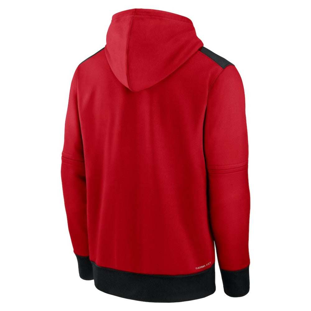 Red/Black Chicago White Sox Nike 2025 City Connect Authentic Collection Performance Pullover Hoodie