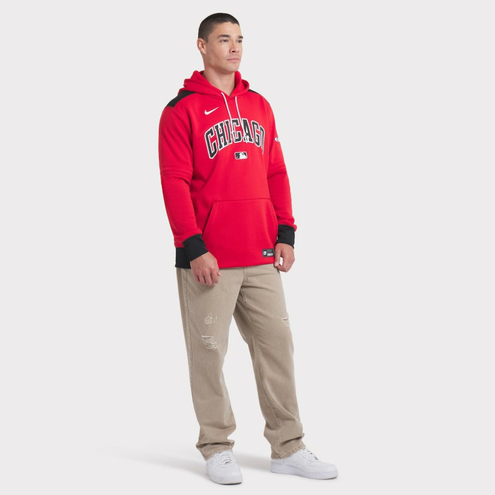 Red/Black Chicago White Sox Nike 2025 City Connect Authentic Collection Performance Pullover Hoodie