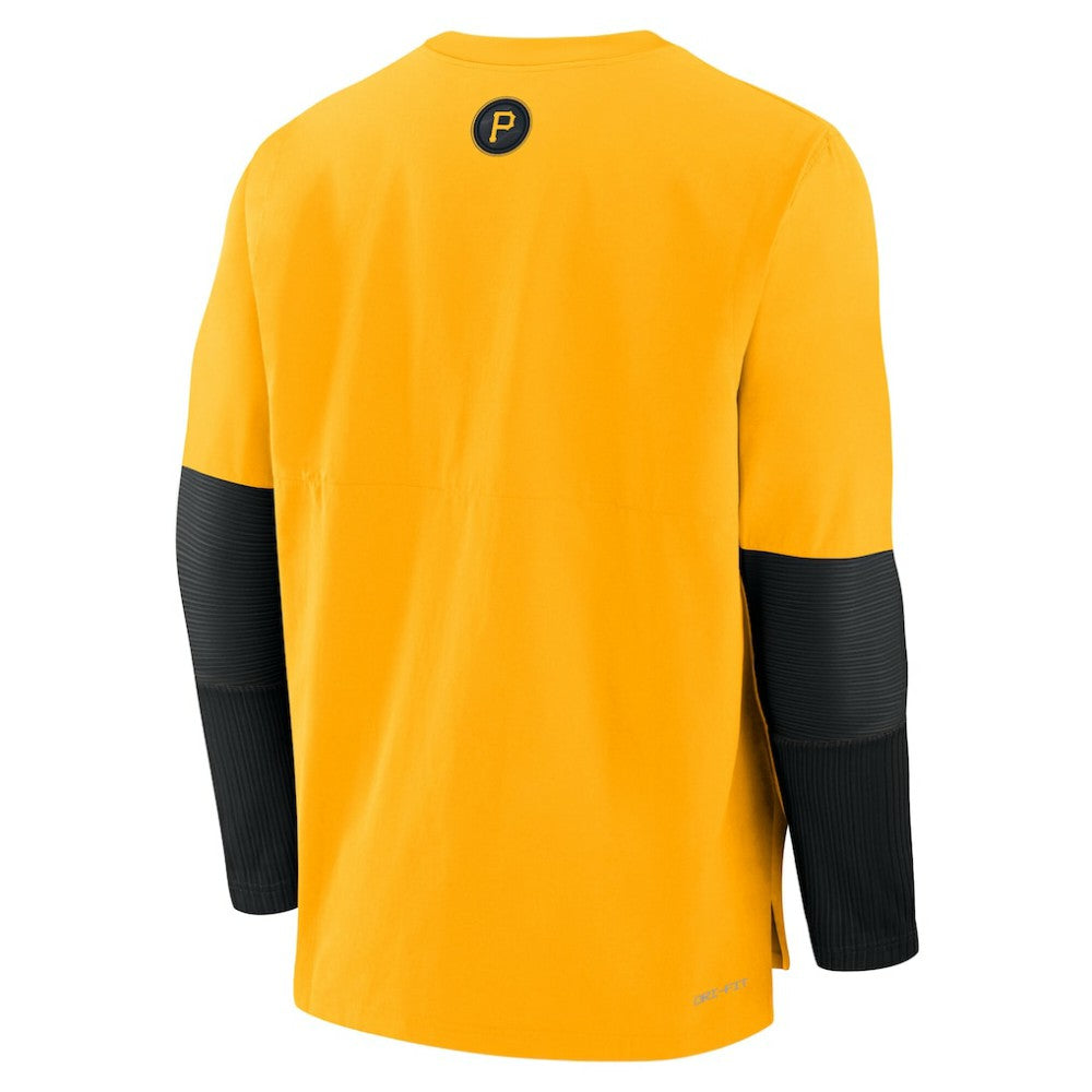 Gold Pittsburgh Pirates Nike 2025 City Connect Authentic Collection Player Dri-FIT Lightweight Pullover