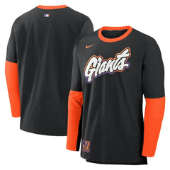 Black San Francisco Giants Nike 2025 City Connect Authentic Collection Player Dri-FIT Lightweight Pullover