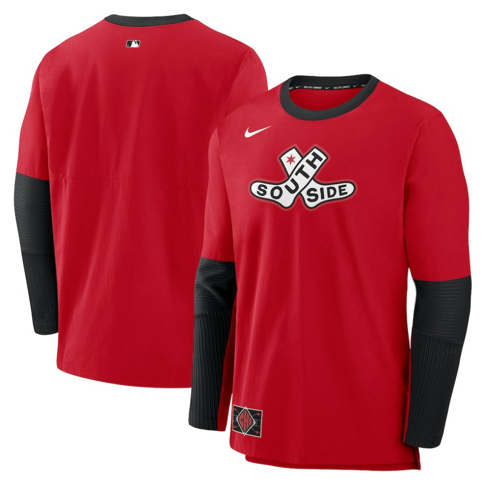 Red Chicago White Sox Nike 2025 City Connect Authentic Collection Player Dri-FIT Lightweight Pullover
