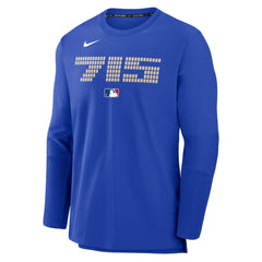 Royal Atlanta Braves Nike 2025 City Connect Authentic Collection Player Dri-FIT Lightweight Pullover