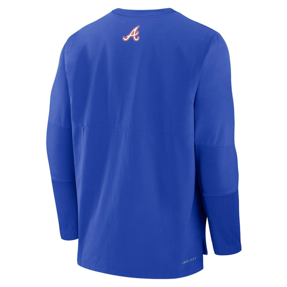 Royal Atlanta Braves Nike 2025 City Connect Authentic Collection Player Dri-FIT Lightweight Pullover