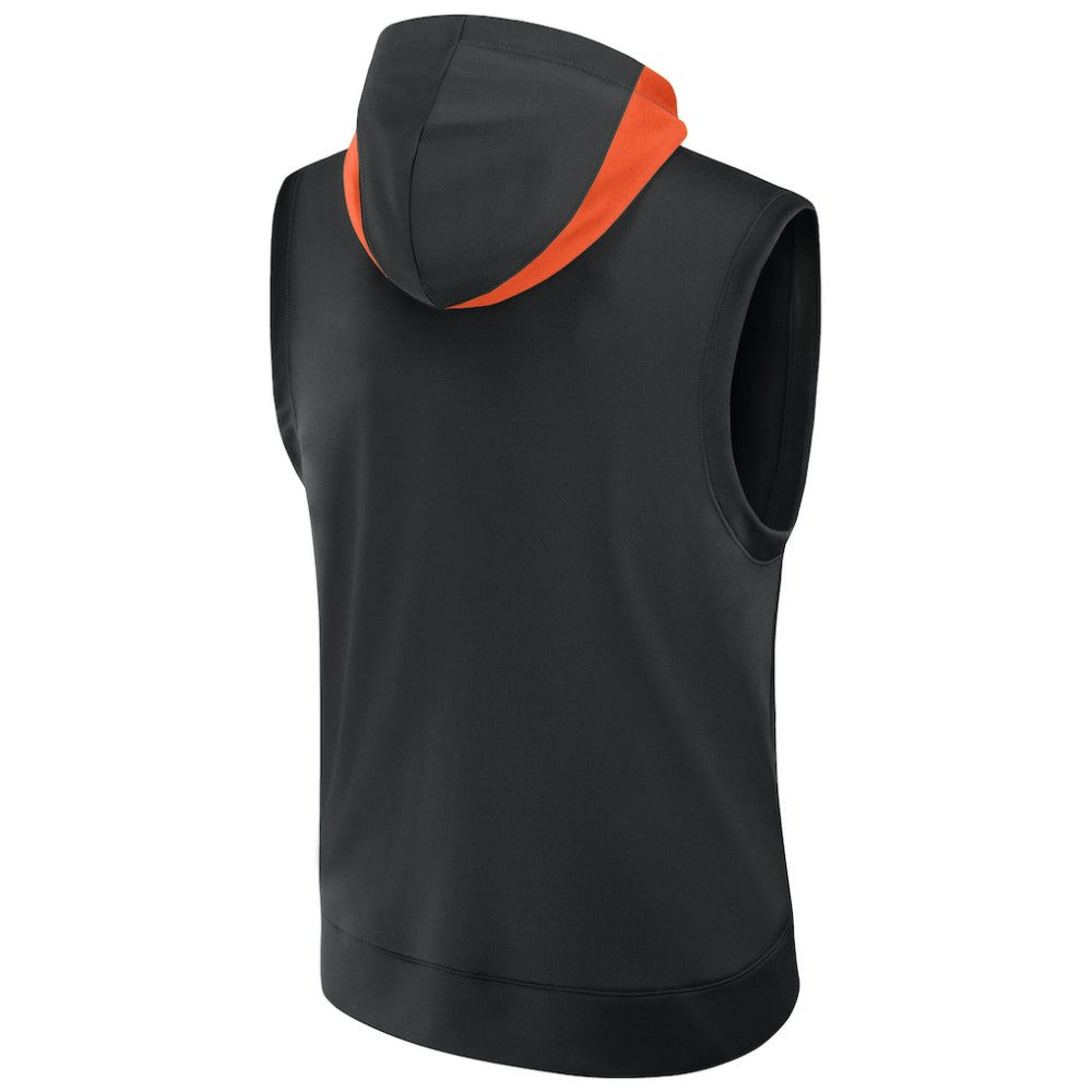 Black San Francisco Giants Nike 2025 City Connect Authentic Collection Dri-FIT Sleeveless Hoodie