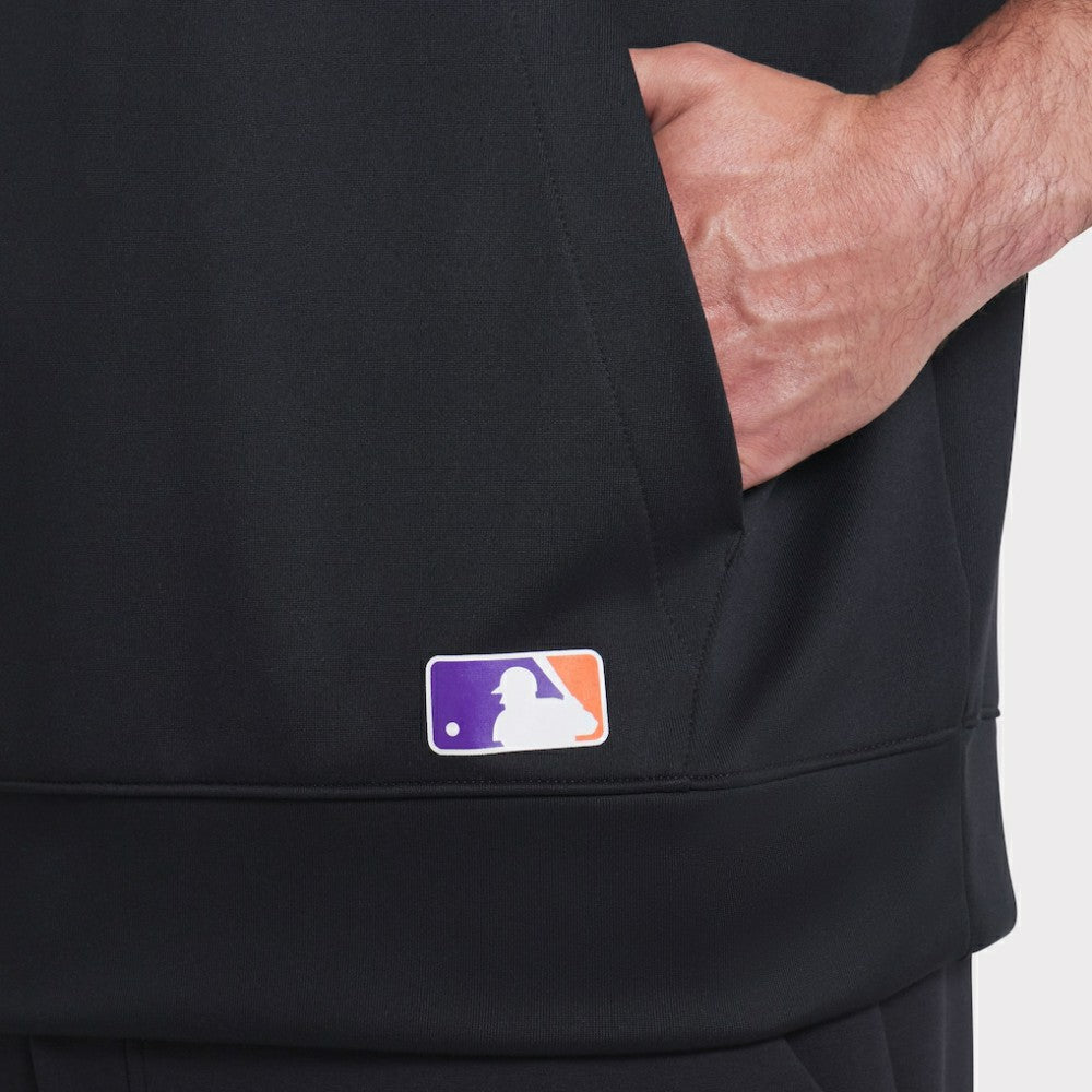 Black San Francisco Giants Nike 2025 City Connect Authentic Collection Dri-FIT Sleeveless Hoodie
