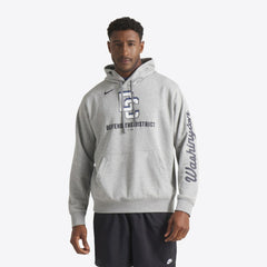 Heather Gray Washington Nationals Nike 2025 City Connect French Terry Club Pullover Hoodie