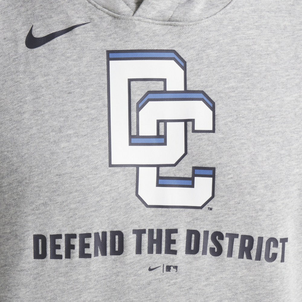 Heather Gray Washington Nationals Nike 2025 City Connect French Terry Club Pullover Hoodie