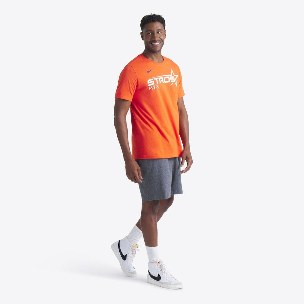 Orange Houston Astros Nike City Connect Wordmark T-Shirt