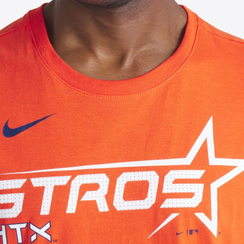 Orange Houston Astros Nike City Connect Wordmark T-Shirt
