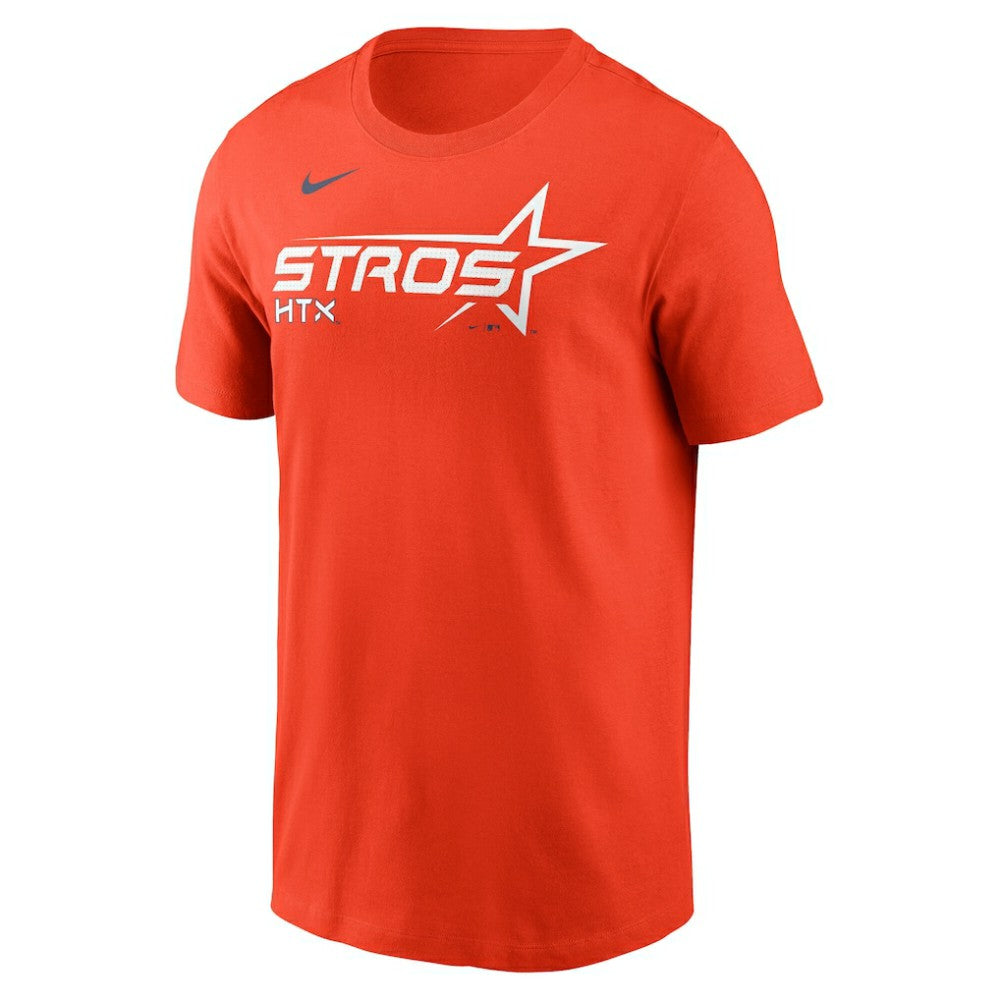 Orange Houston Astros Nike City Connect Wordmark T-Shirt