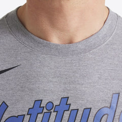Heather Charcoal Washington Nationals Nike City Connect Script Tri-Blend T-Shirt
