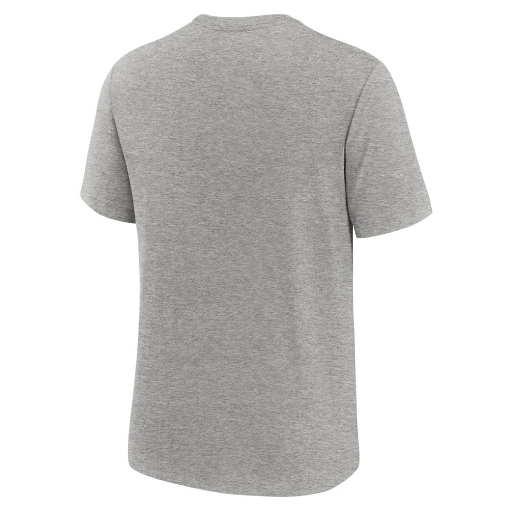 Heather Charcoal Colorado Rockies Nike City Connect Script Tri-Blend T-Shirt