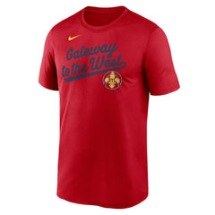 Red St. Louis Cardinals Nike City Connect Team Phrase Script Legend Performance T-Shirt