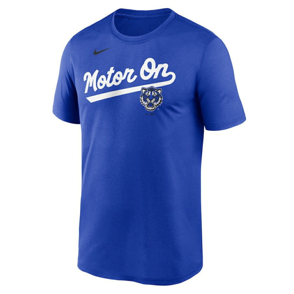 Royal Detroit Tigers Nike City Connect Team Phrase Script Legend Performance T-Shirt