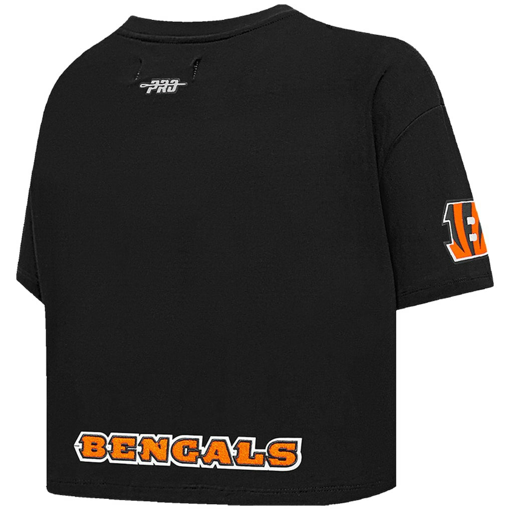 Joe Burrow  Pro Standard Women's Player Name & Number Cropped Boxy T-Shirt - Cincinnati Bengals T-shirts
