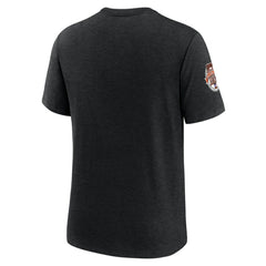 Heather Black San Francisco Giants Nike Cooperstown Collection Eras Tri-Blend T-Shirt