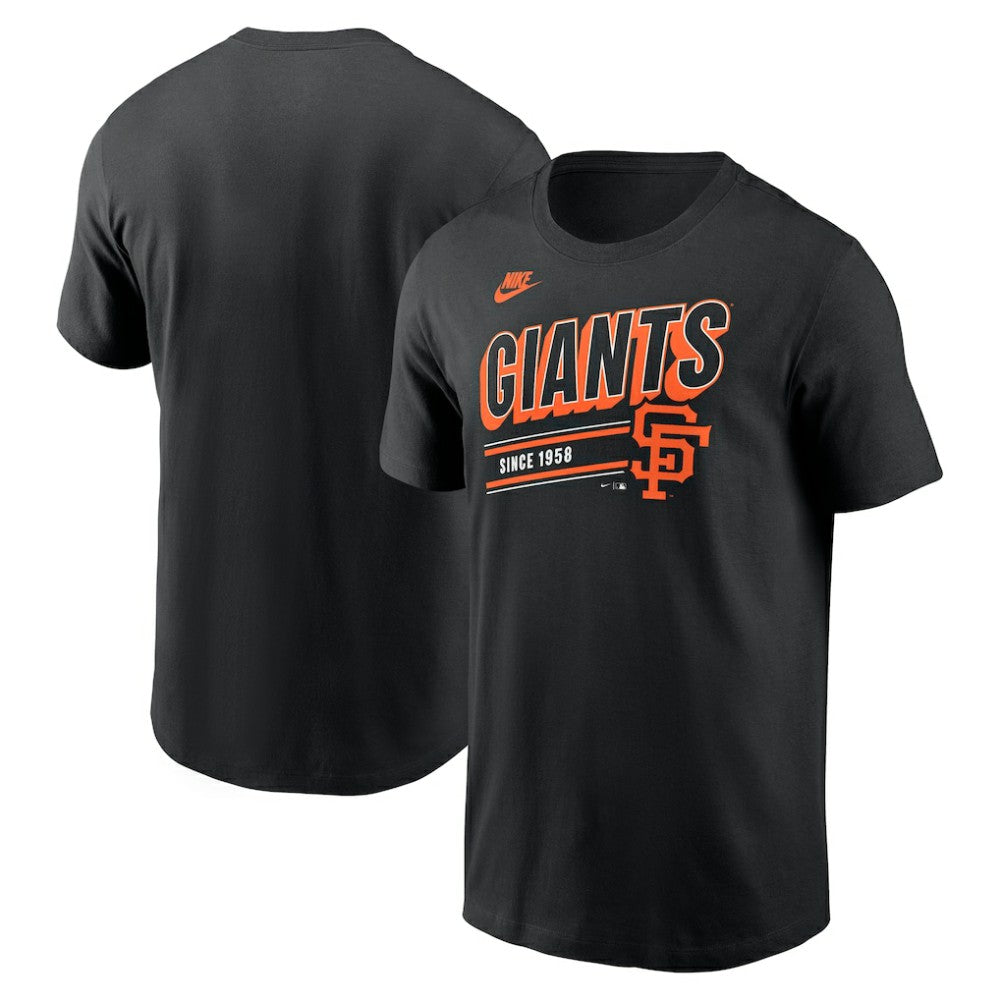 Black San Francisco Giants Nike Cooperstown Collection Retro T-Shirt