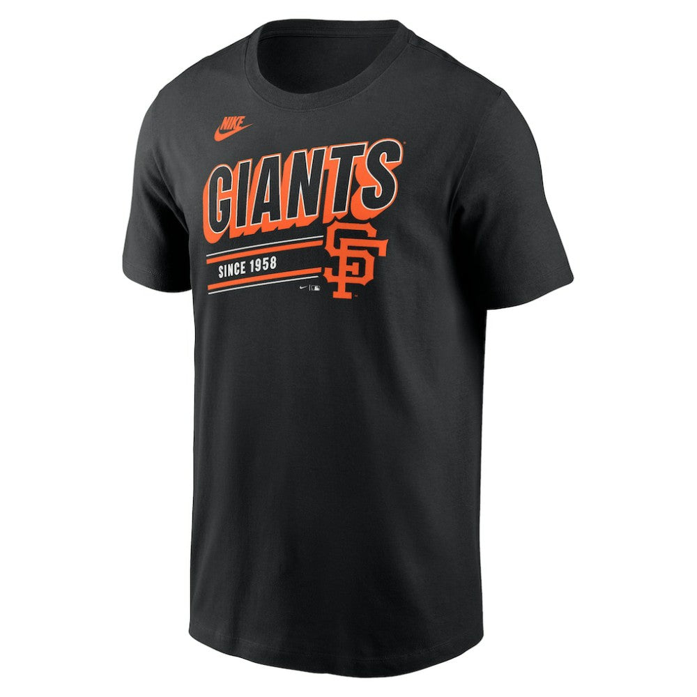 Black San Francisco Giants Nike Cooperstown Collection Retro T-Shirt