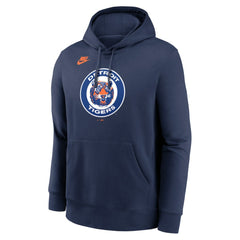 Navy Detroit Tigers Nike Cooperstown Collection Logo Club Hoodie