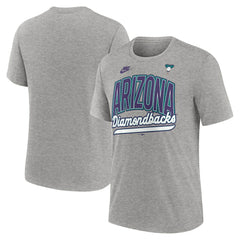 Heather Gray Arizona Diamondbacks Nike Cooperstown Collection Retro Tri-Blend T-Shirt