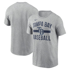 Heather Gray Tampa Bay Rays Nike  Arched T-Shirt
