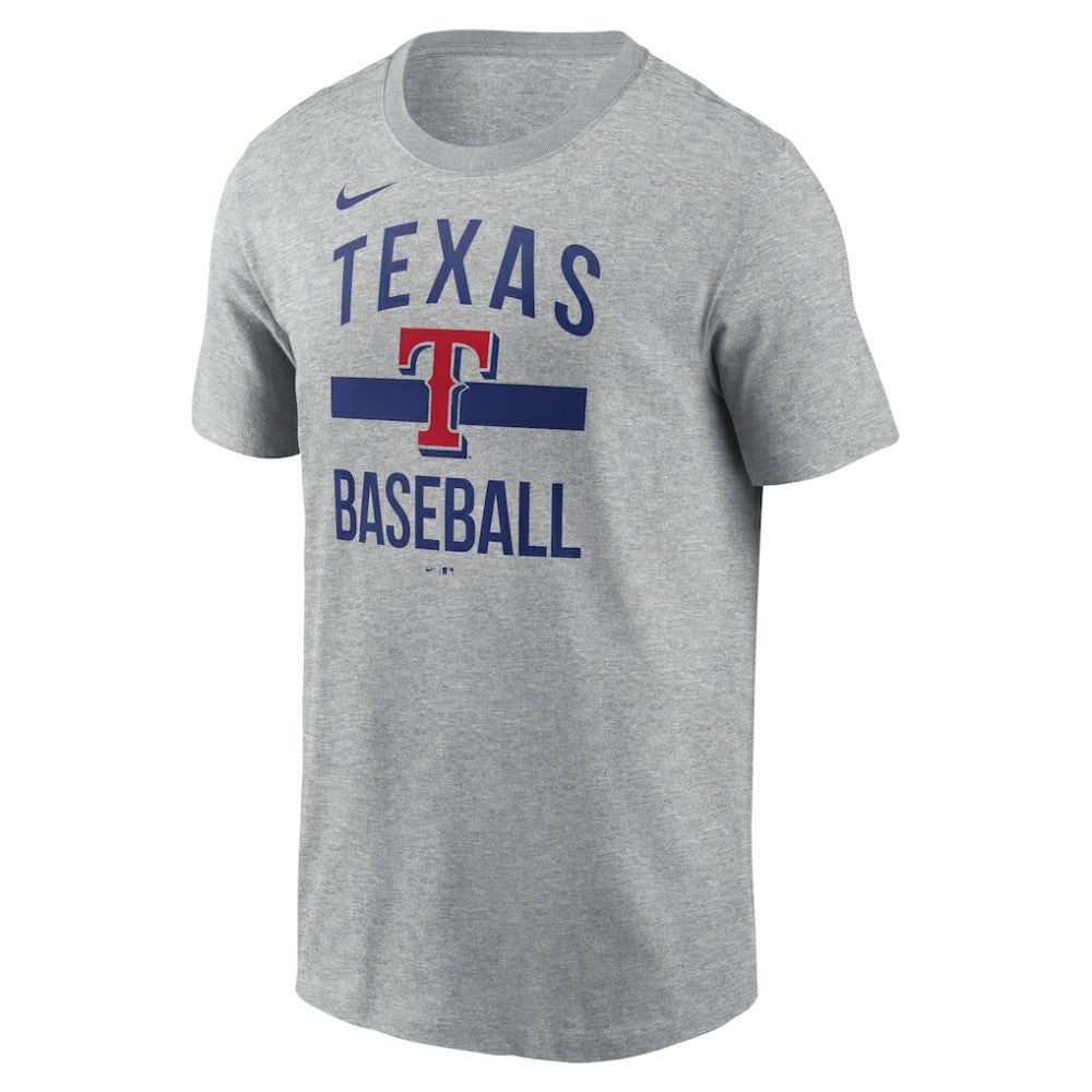 Heather Gray Texas Rangers Nike  Arched T-Shirt
