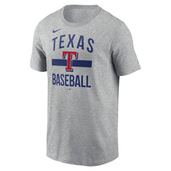 Heather Gray Texas Rangers Nike  Arched T-Shirt
