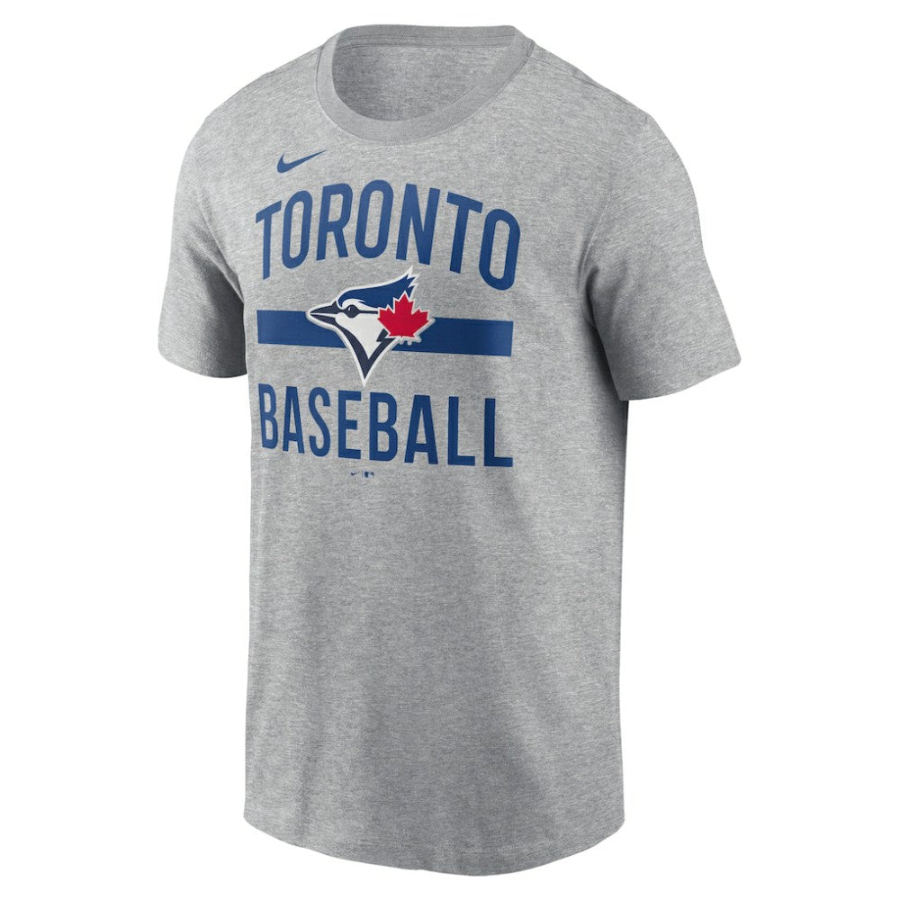 Heather Charcoal Toronto Blue Jays Nike  Arched T-Shirt