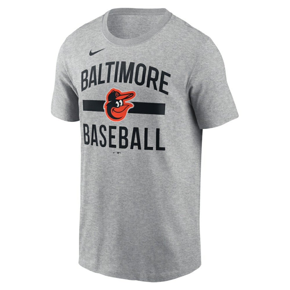 Heather Gray Baltimore Orioles Nike  Arched T-Shirt