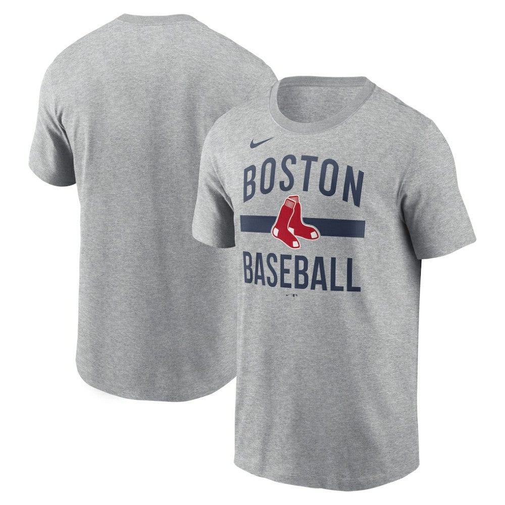 Heather Gray Boston Red Sox Nike  Arched T-Shirt