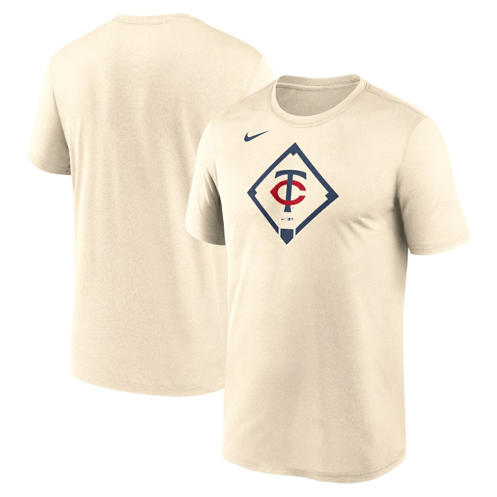 Cream Minnesota Twins Nike Icon Legend Dri-FIT T-Shirt