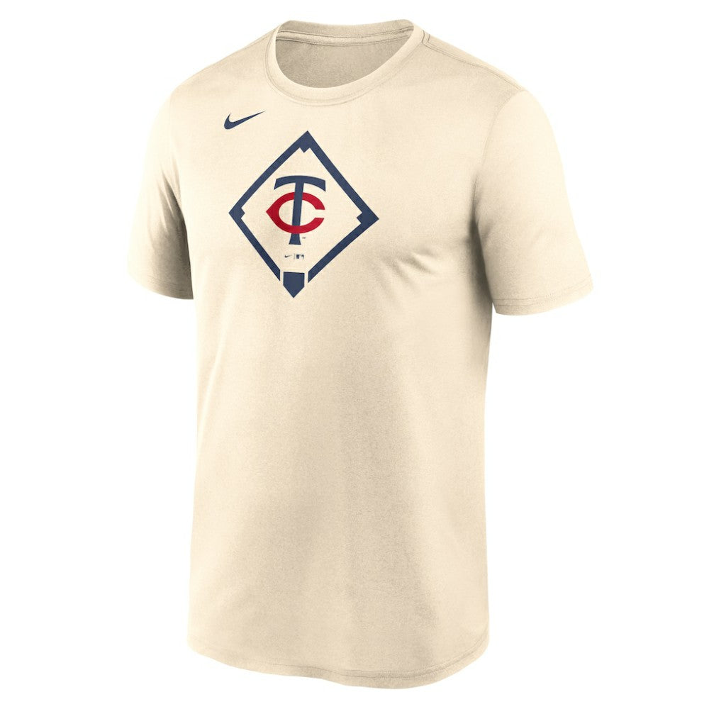 Cream Minnesota Twins Nike Icon Legend Dri-FIT T-Shirt