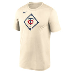 Cream Minnesota Twins Nike Icon Legend Dri-FIT T-Shirt