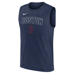 Navy Boston Red Sox Nike Knockout Dri-FIT Muscle Tank Top