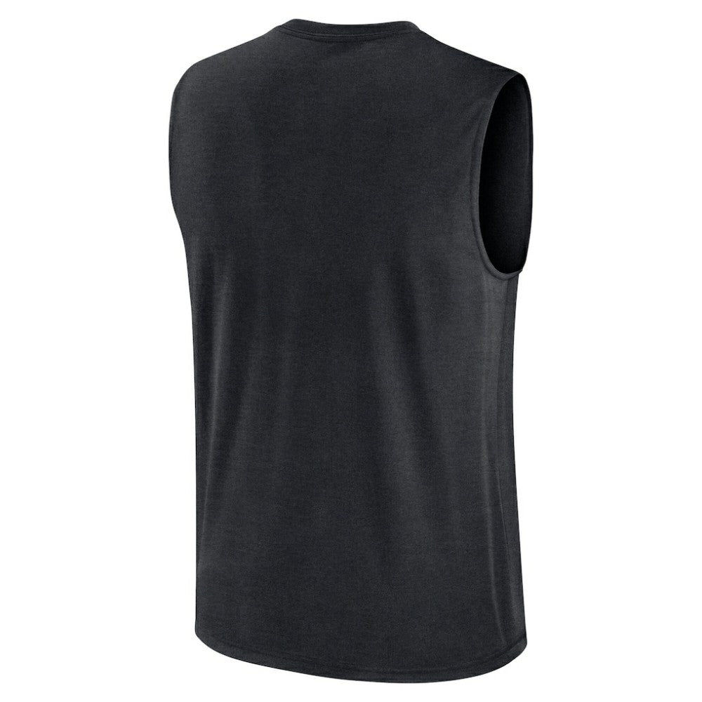 Black Pittsburgh Pirates Nike Knockout Dri-FIT Muscle Tank Top