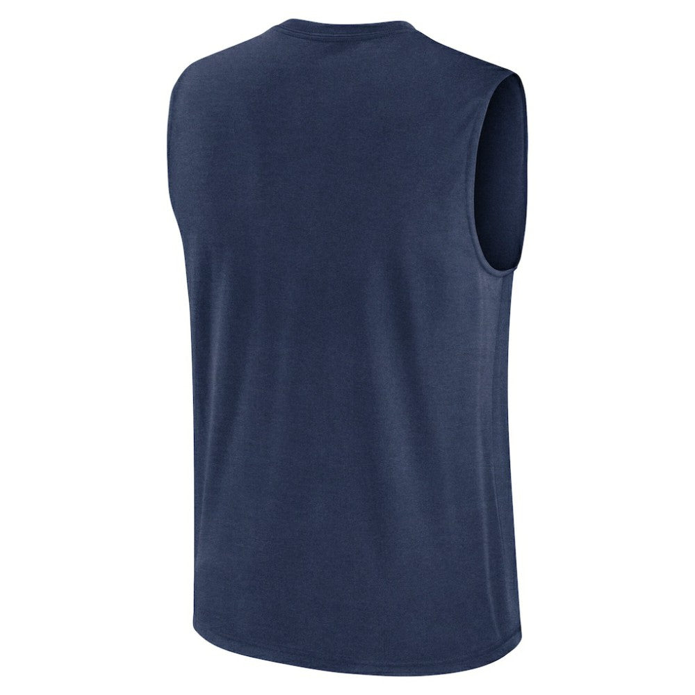 Navy Seattle Mariners Nike Knockout Dri-FIT Muscle Tank Top
