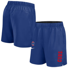 Royal Chicago Cubs Nike Woven Victory Dri-FIT Shorts