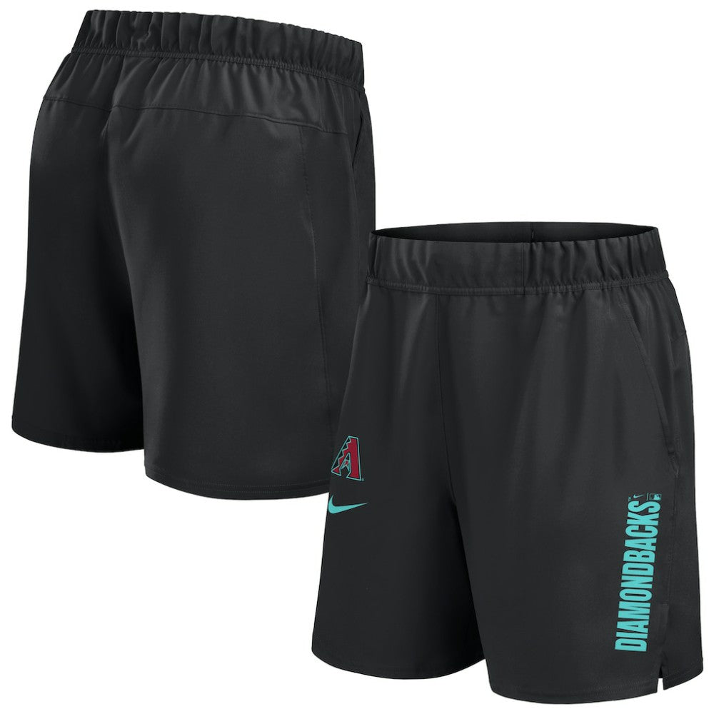 Black Arizona Diamondbacks Nike Woven Victory Dri-FIT Shorts